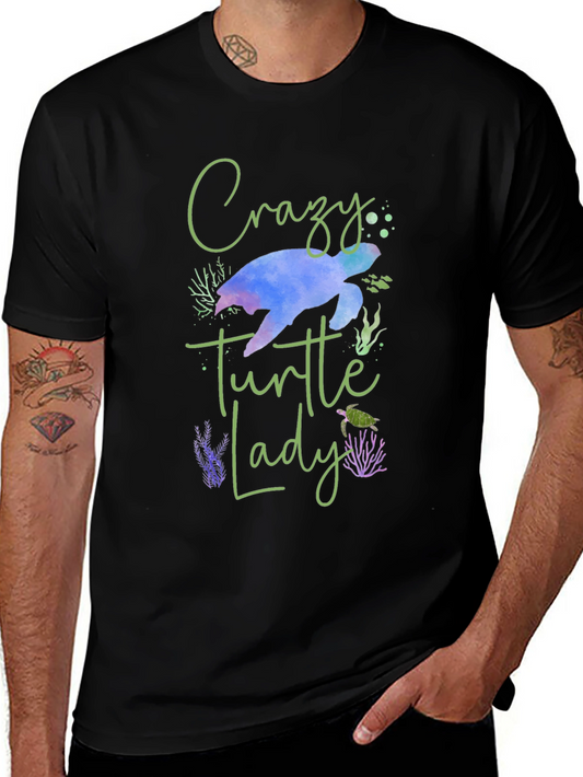 Crazy Turtle Lady Graphic Tee