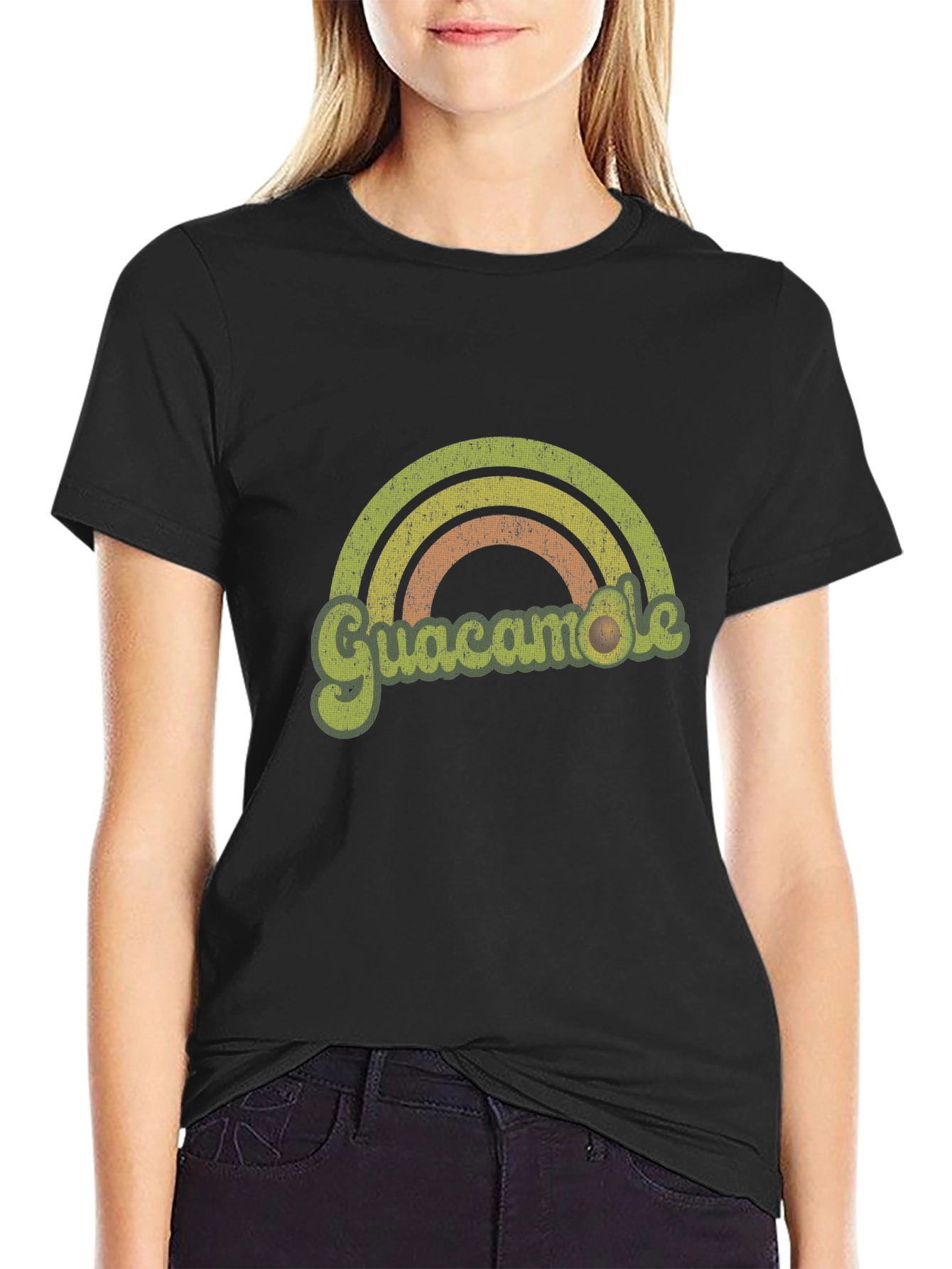 Retro Guacamole Rainbow T-Shirt