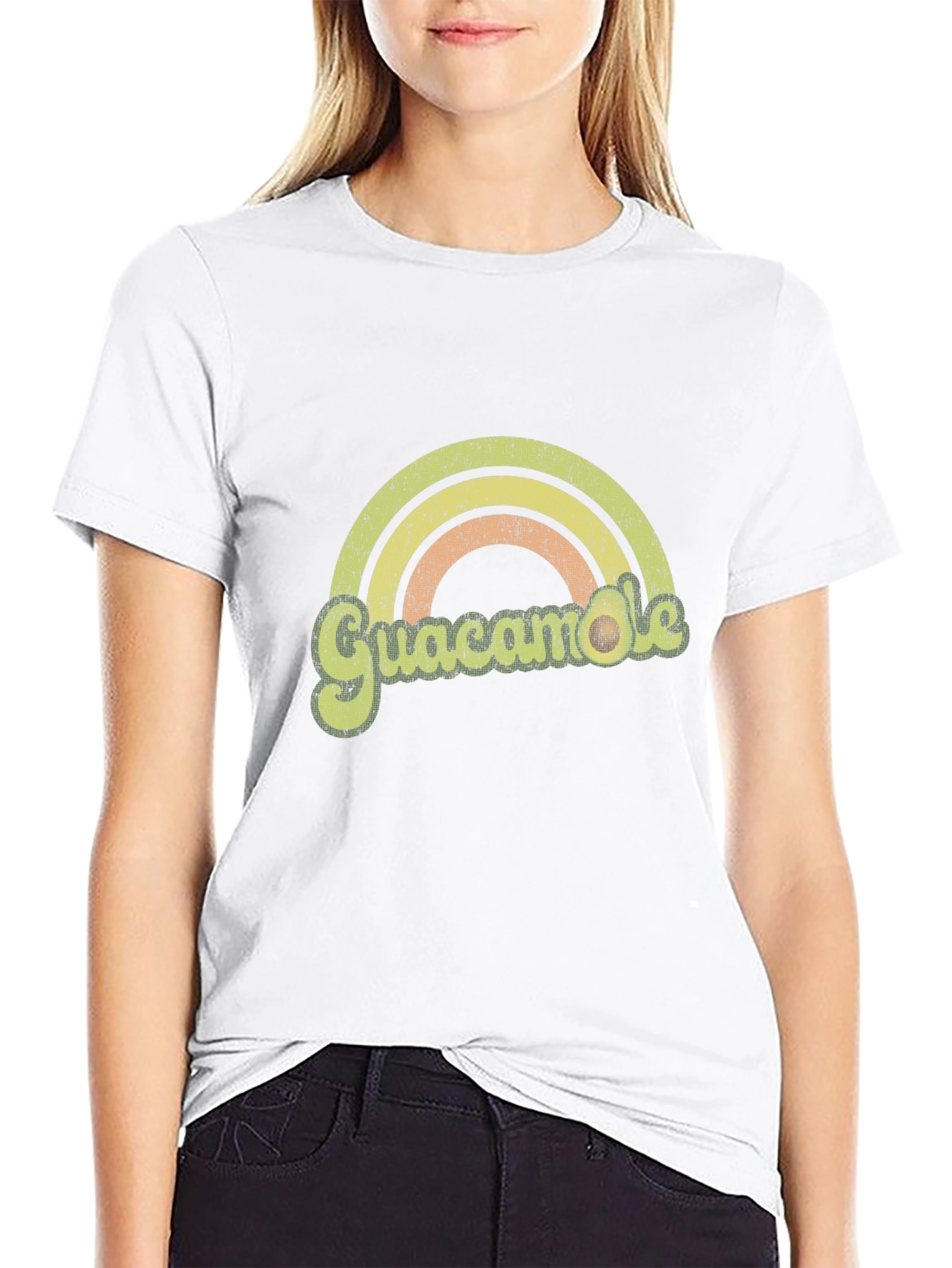 Retro Guacamole Rainbow T-Shirt