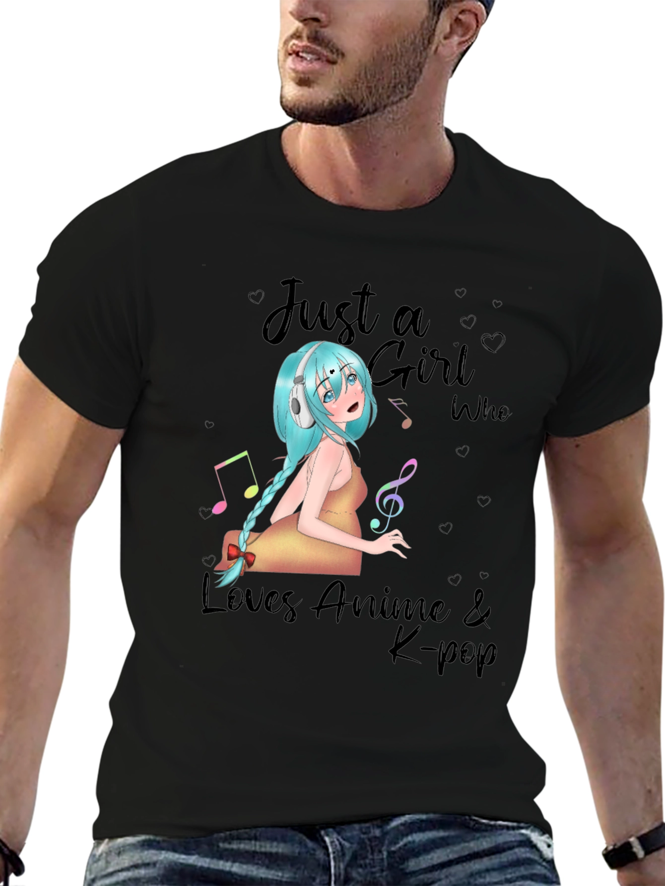 Anime & K-pop Girl Tee