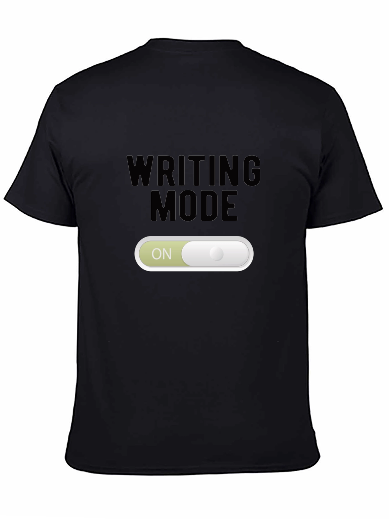 Writing Mode On T-Shirt - Creative Apparel