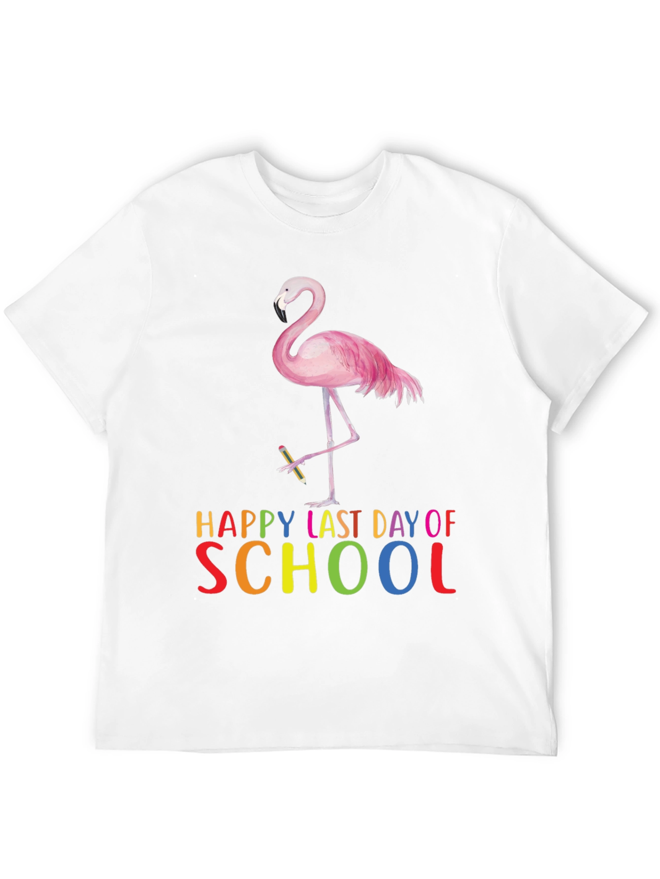 Happy Last Day of School Flamingo T-Shirt