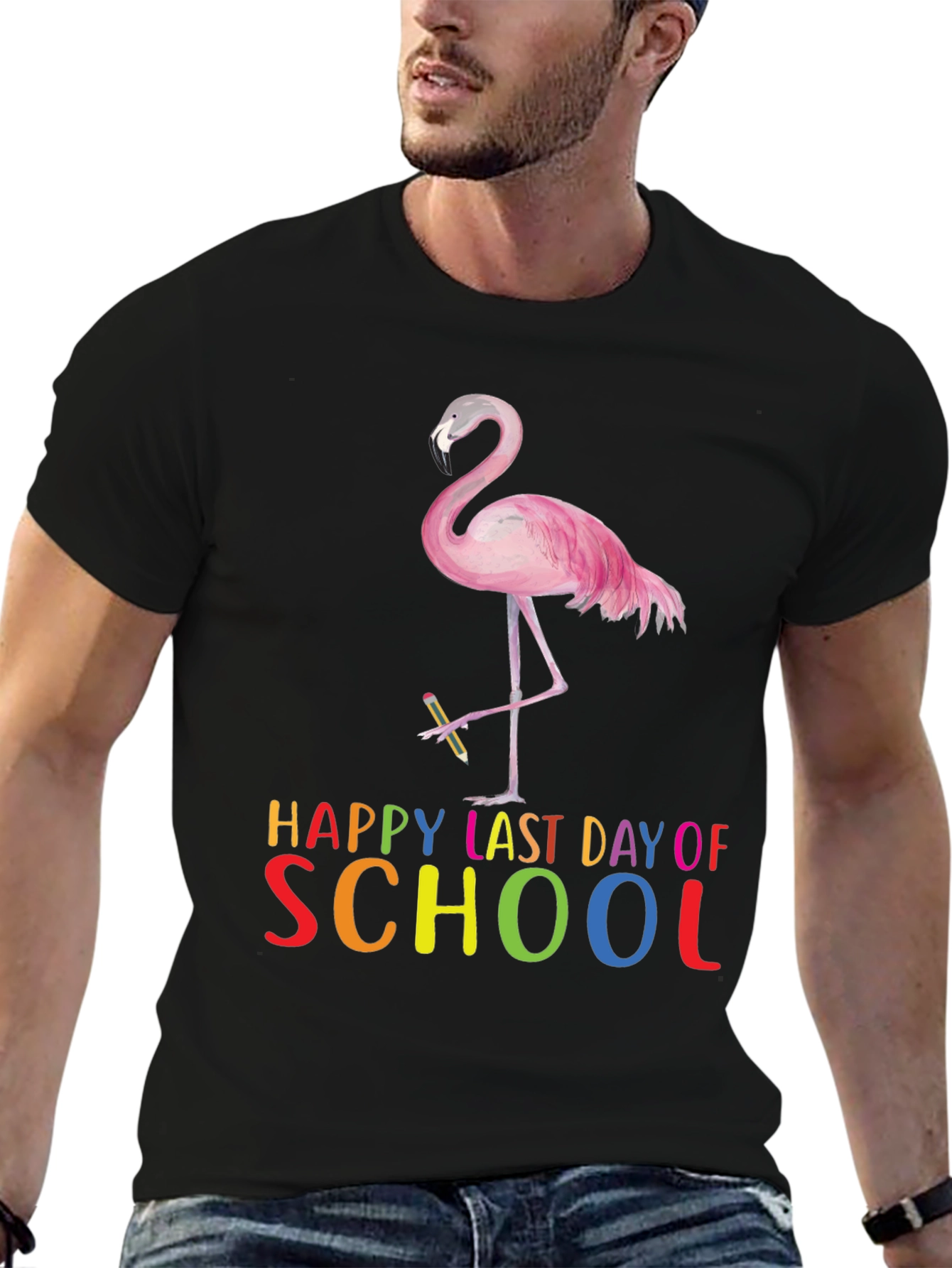 Happy Last Day of School Flamingo T-Shirt