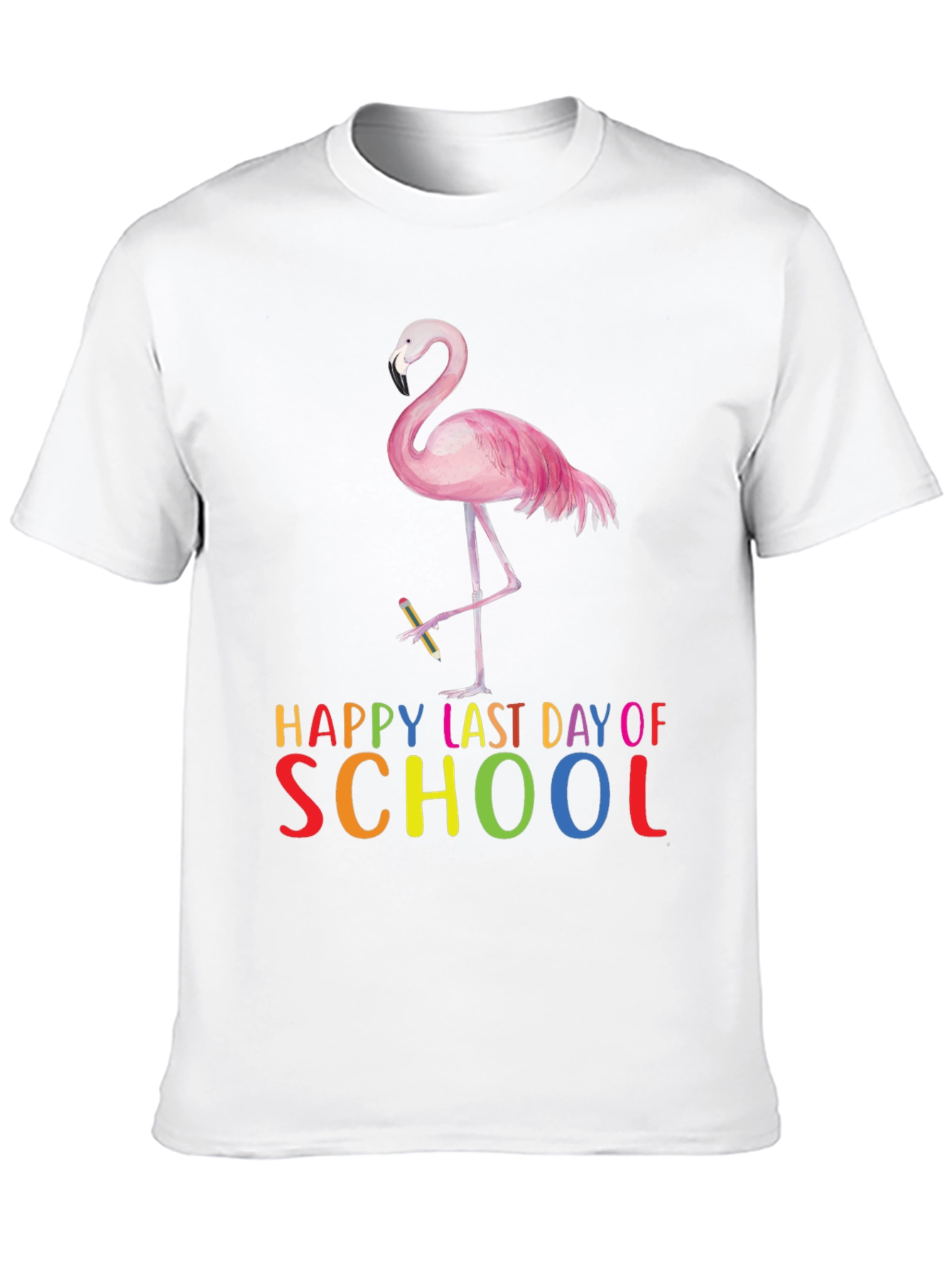 Happy Last Day of School Flamingo T-Shirt