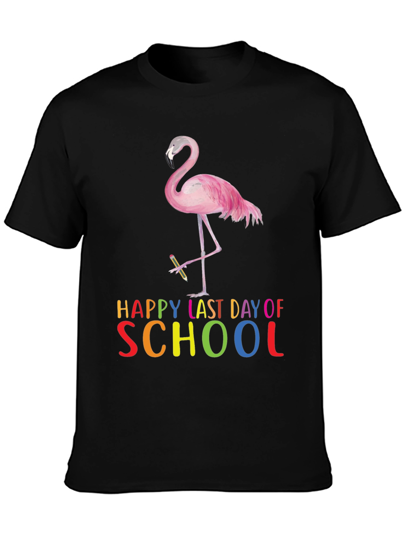 Happy Last Day of School Flamingo T-Shirt