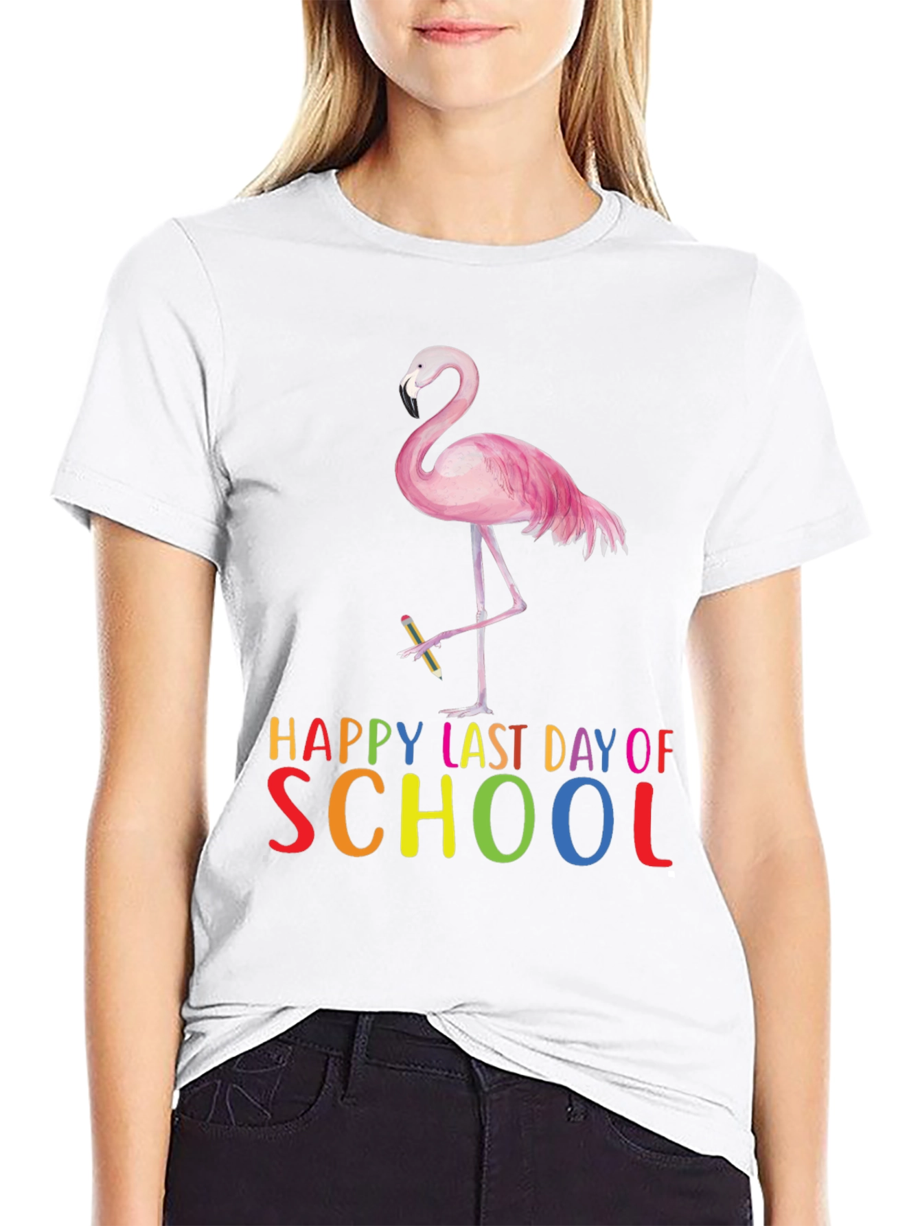 Happy Last Day of School Flamingo T-Shirt