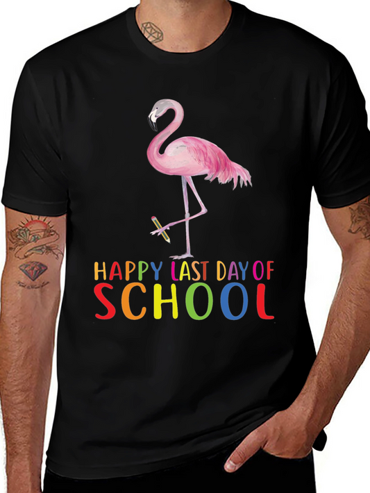 Happy Last Day of School Flamingo T-Shirt
