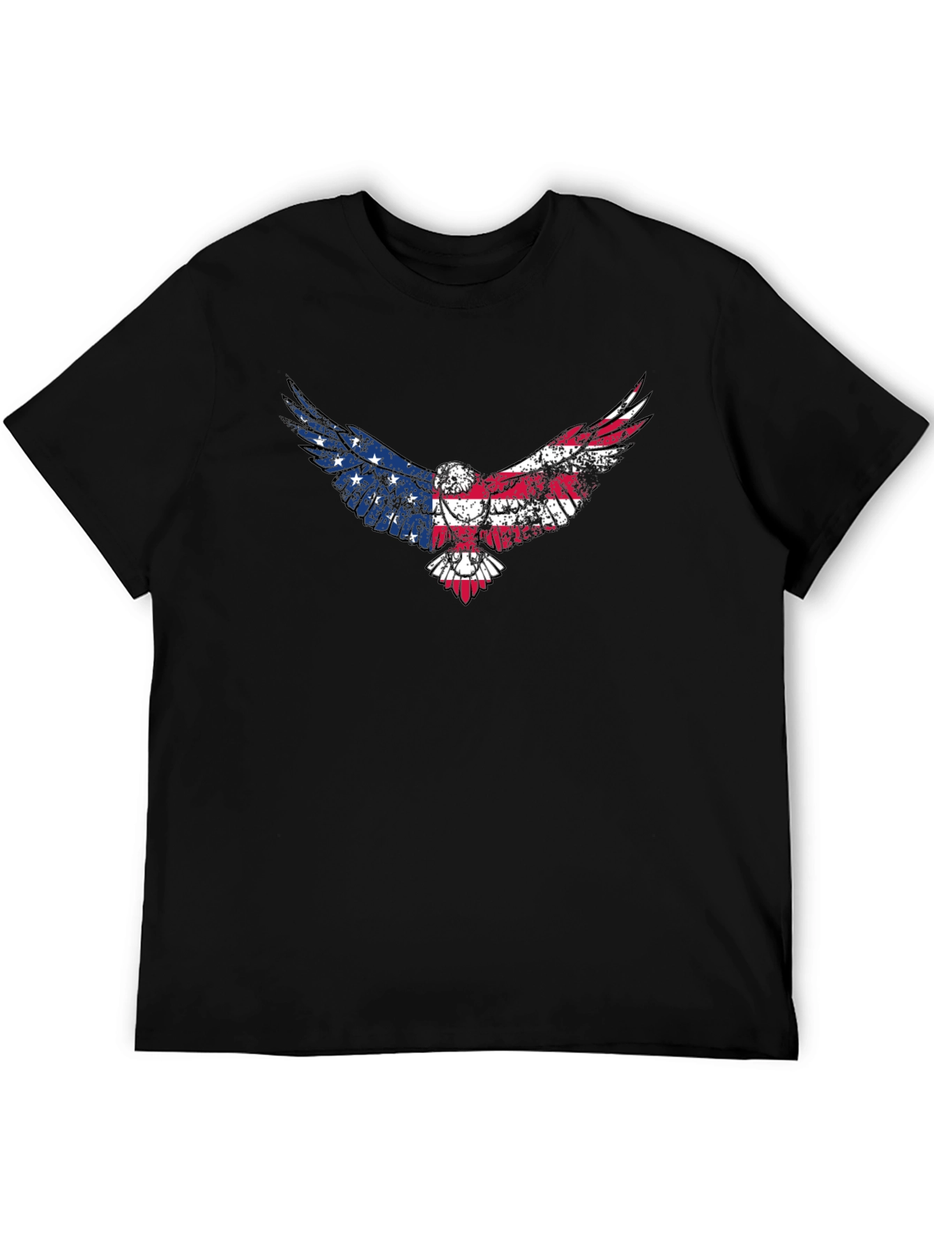 American Flag Eagle Graphic T-Shirt
