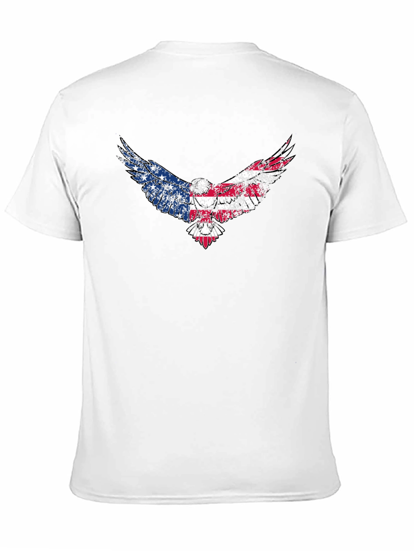 American Flag Eagle Graphic T-Shirt