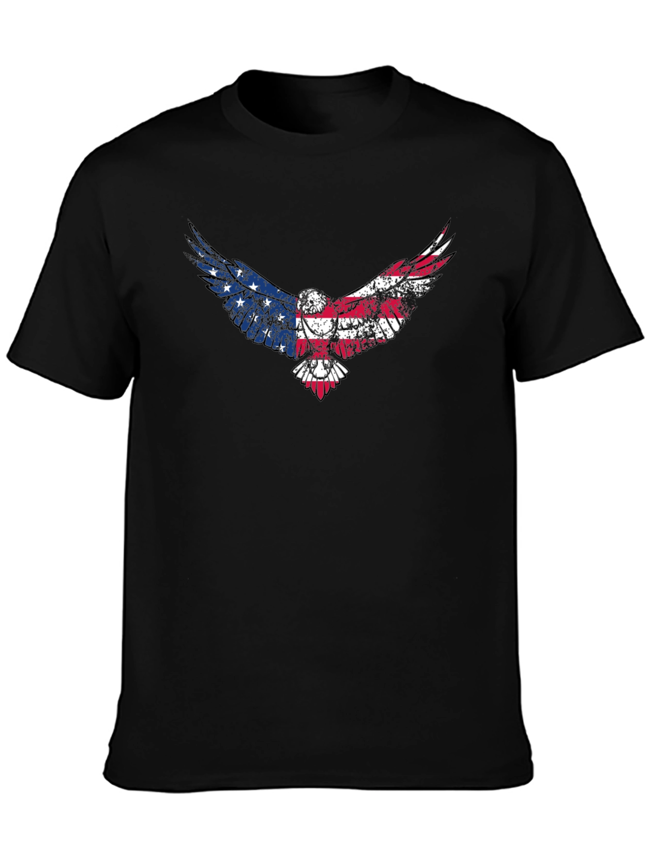 American Flag Eagle Graphic T-Shirt