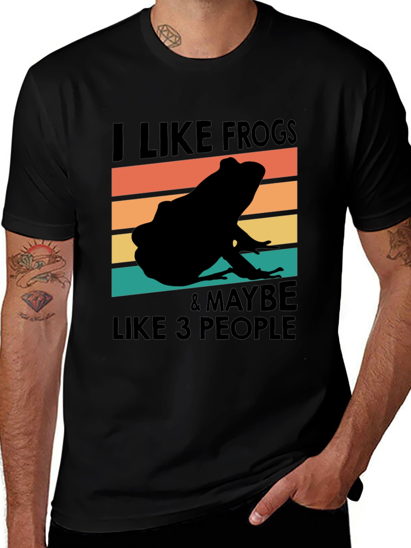 I Like Frogs & Maybe Like 3 People T-Shirt
