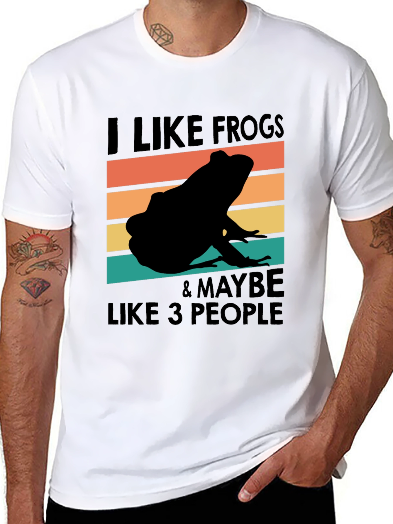 I Like Frogs & Maybe Like 3 People T-Shirt