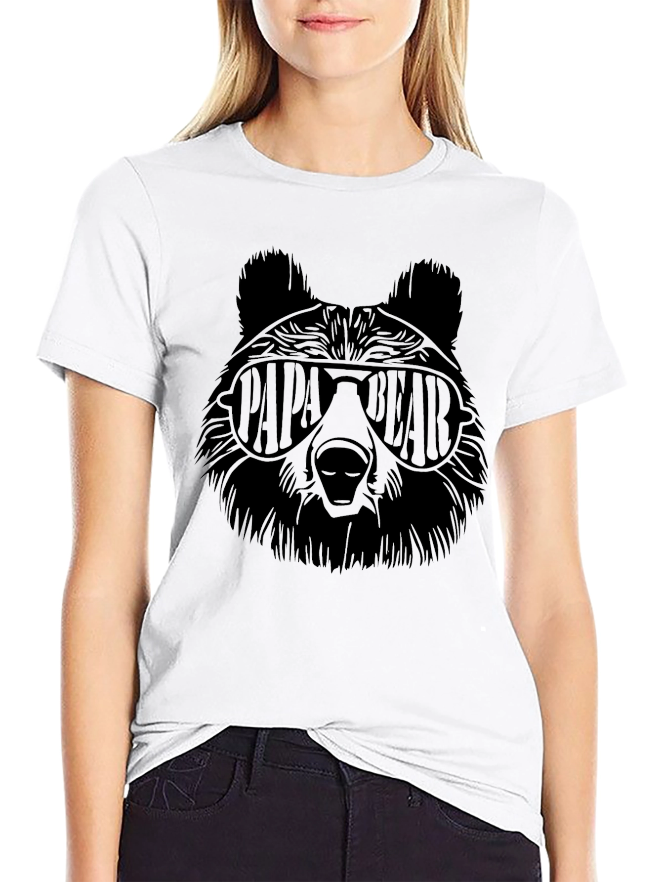 Papa Bear T-Shirt - Cool Dad Gift