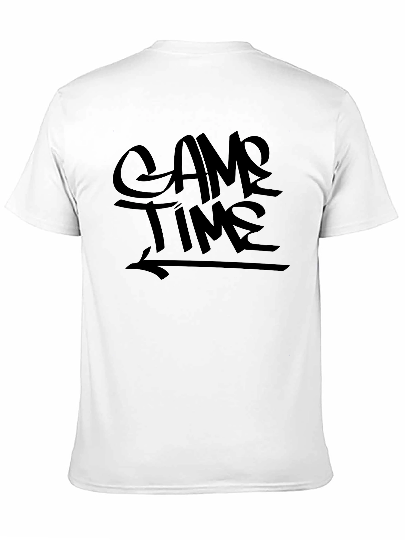 Game Time Black Graphic T-Shirt
