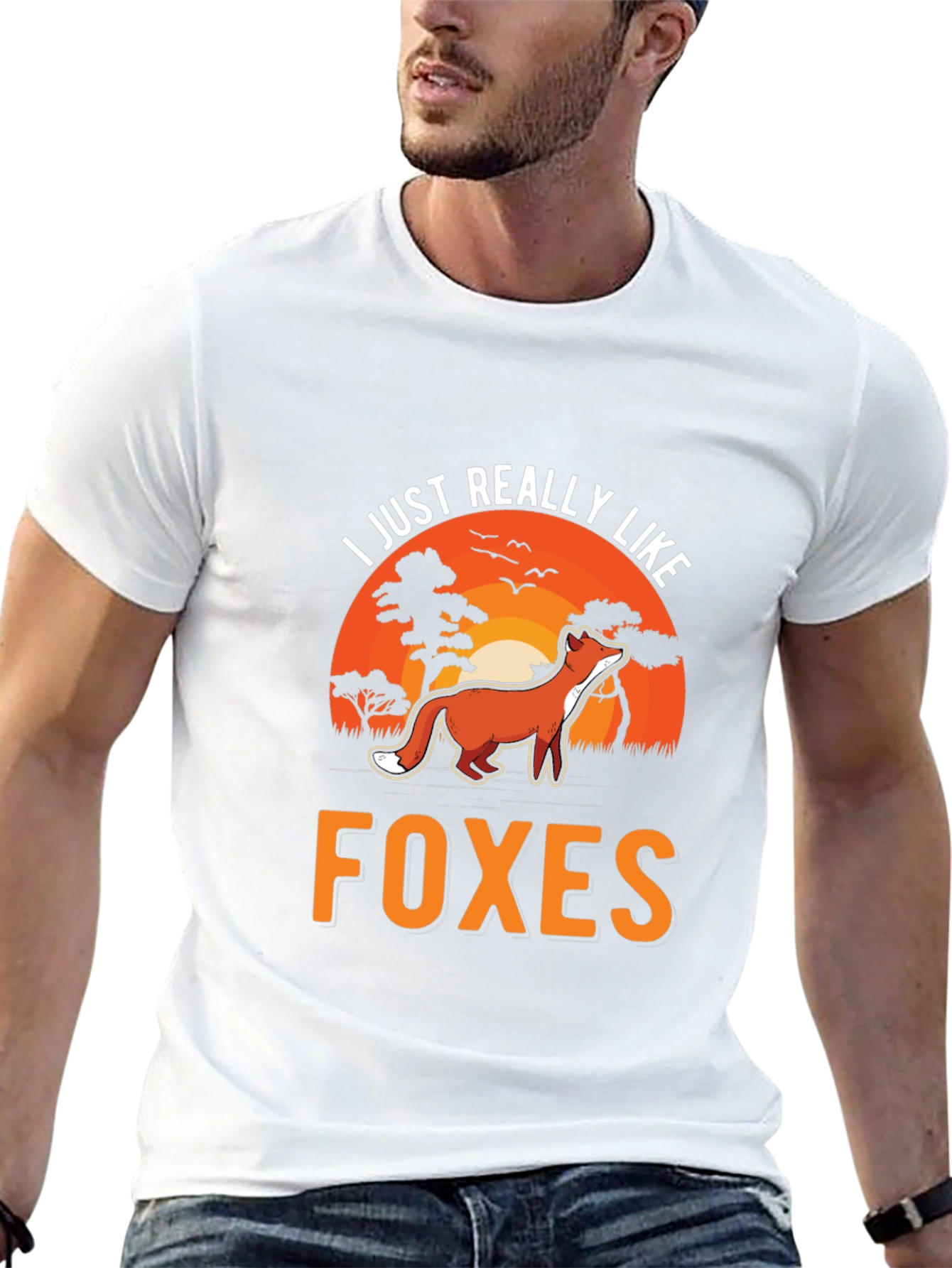 I Just Really Like Foxes Graphic Tee