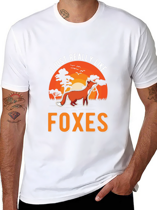 I Just Really Like Foxes Graphic Tee