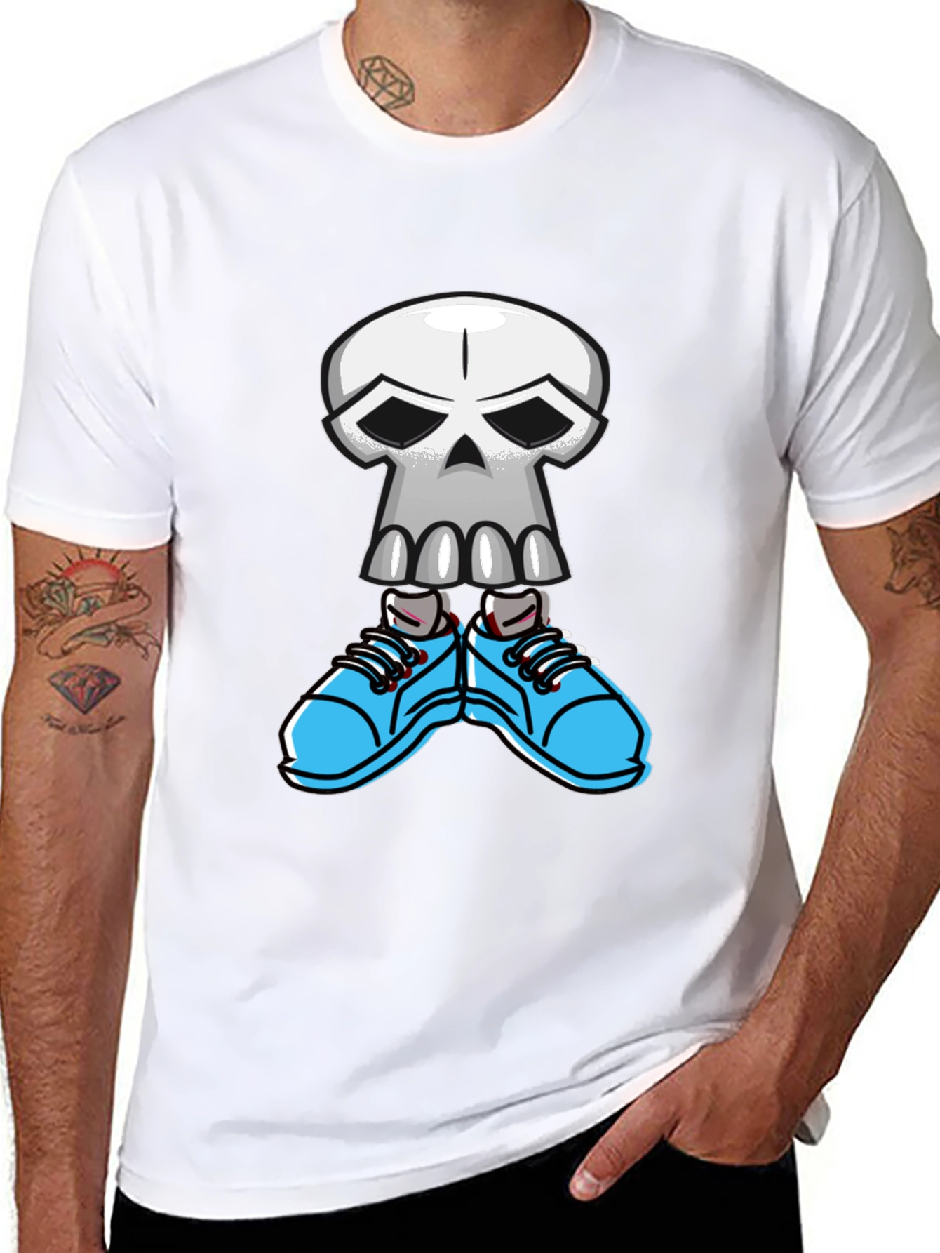 Skull & Sneakers Graphic Tee