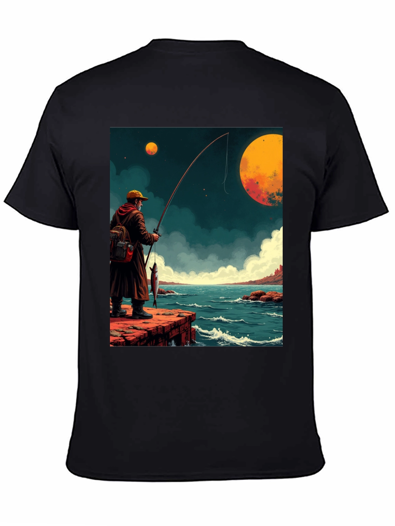 Retro Fishing Graphic Tee