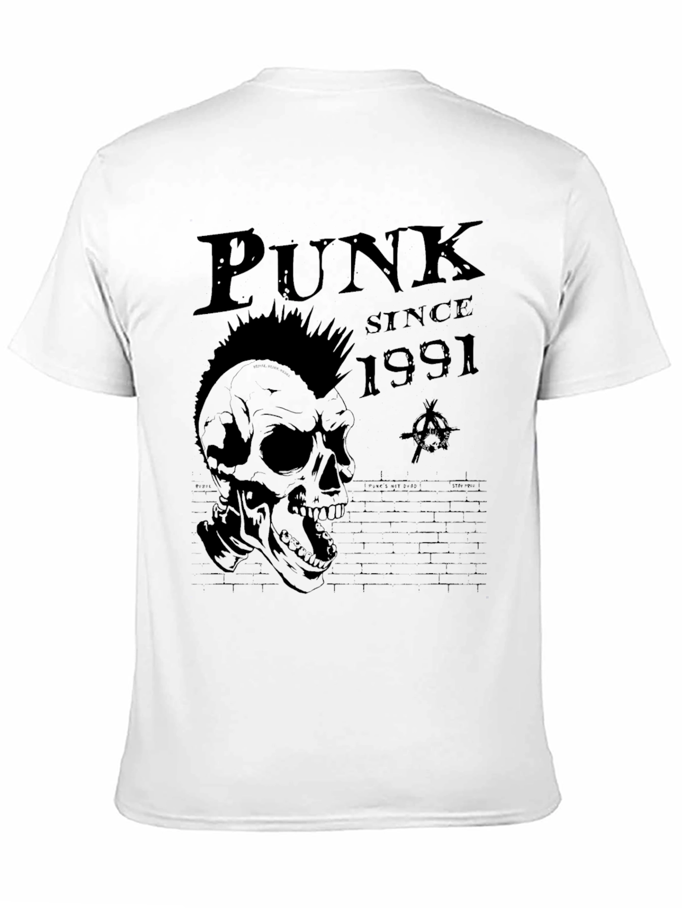 Punk Since 1991 Skull Graphic T-Shirt