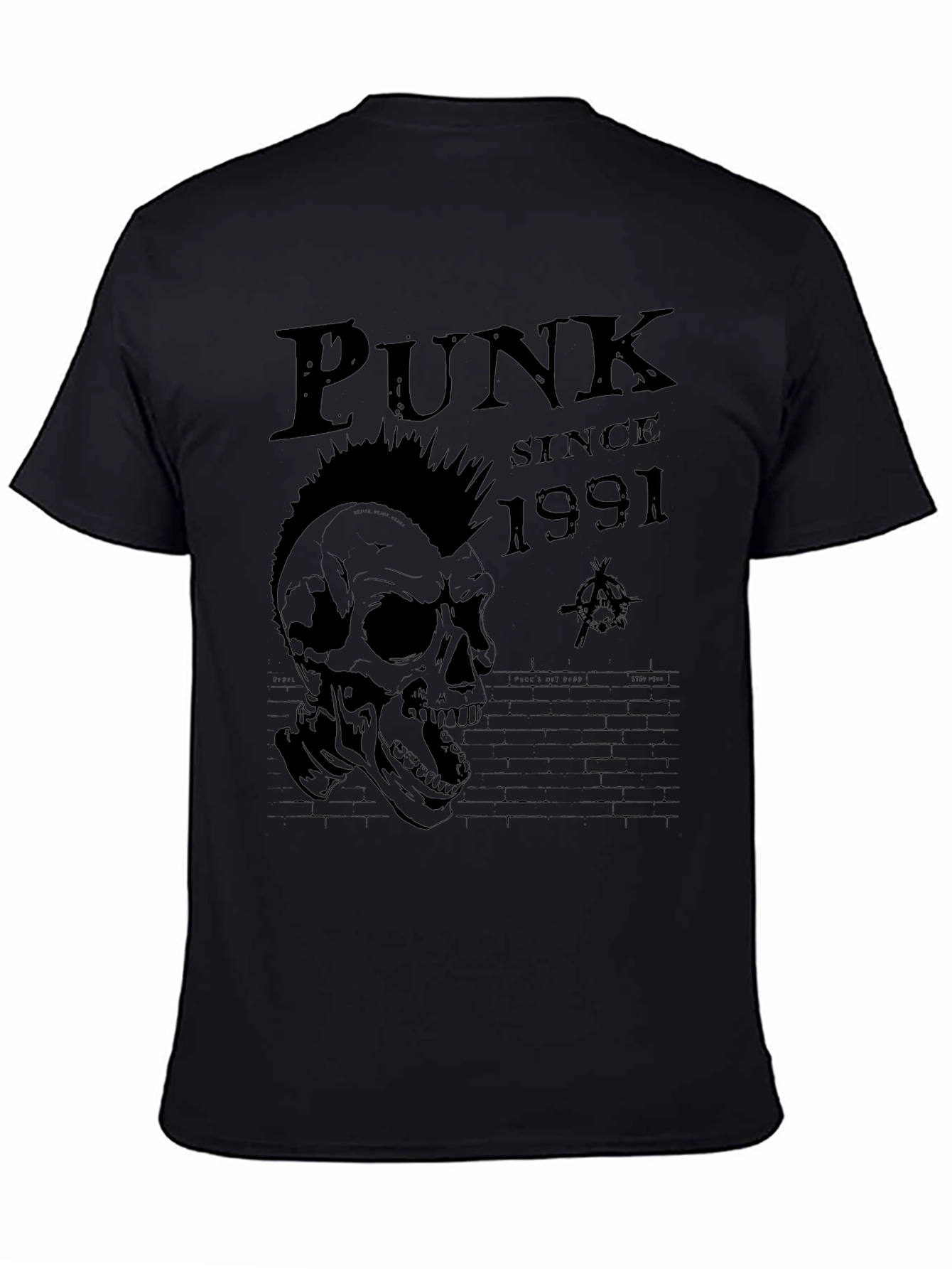 Punk Since 1991 Skull Graphic T-Shirt