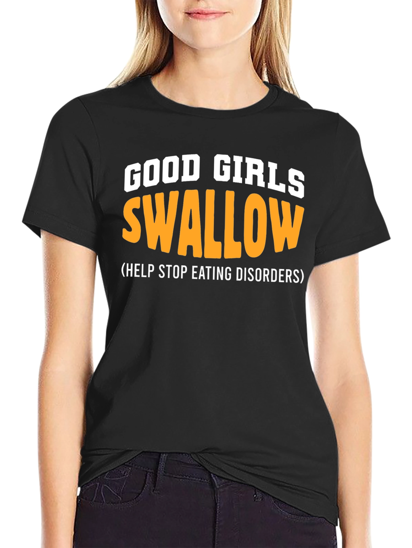 Funny Good Girls Swallow T-Shirt