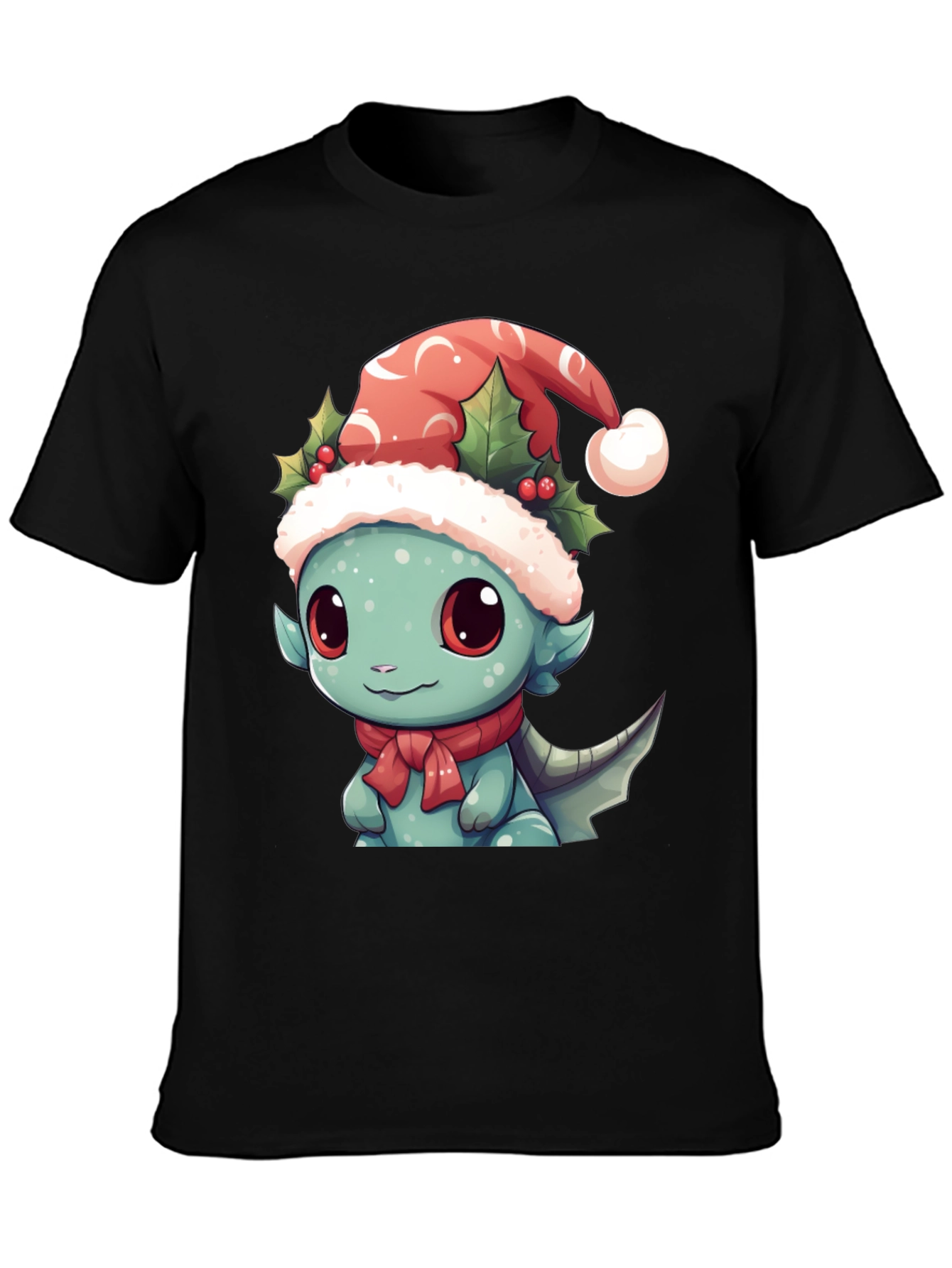 Christmas Dragon T-Shirt - Festive Holiday Apparel