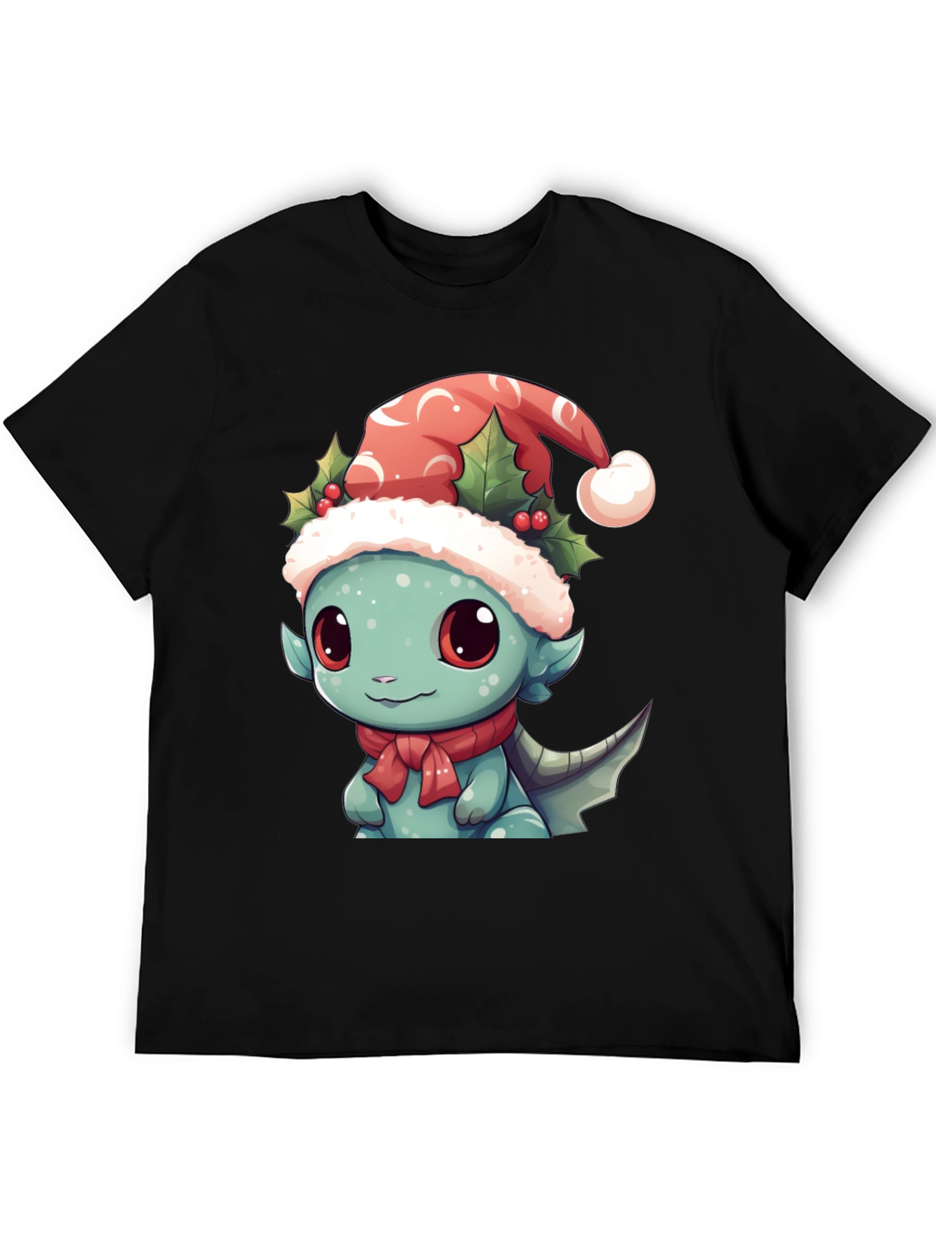 Christmas Dragon T-Shirt - Festive Holiday Apparel