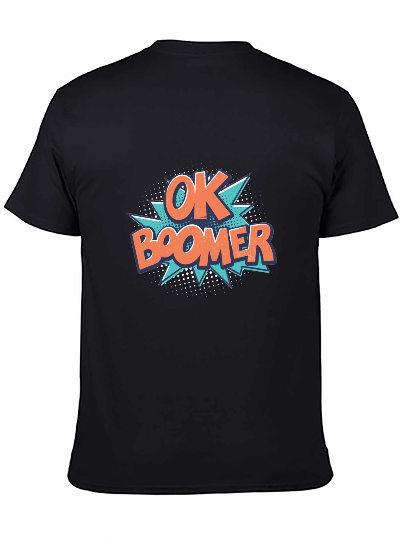 Ok Boomer Graphic Tee - Black Cotton T-Shirt