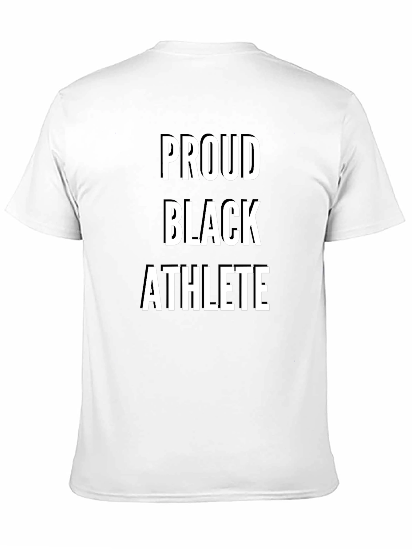 Proud Black Athlete T-Shirt - Empowering Statement Tee