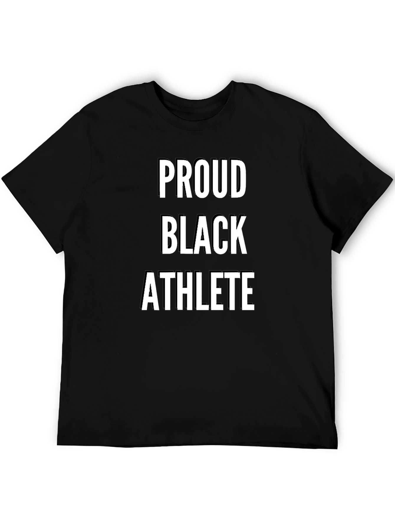 Proud Black Athlete T-Shirt - Empowering Statement Tee
