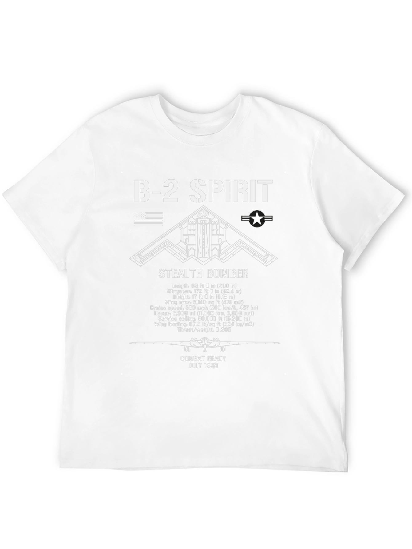B-2 Spirit Stealth Bomber Graphic T-Shirt