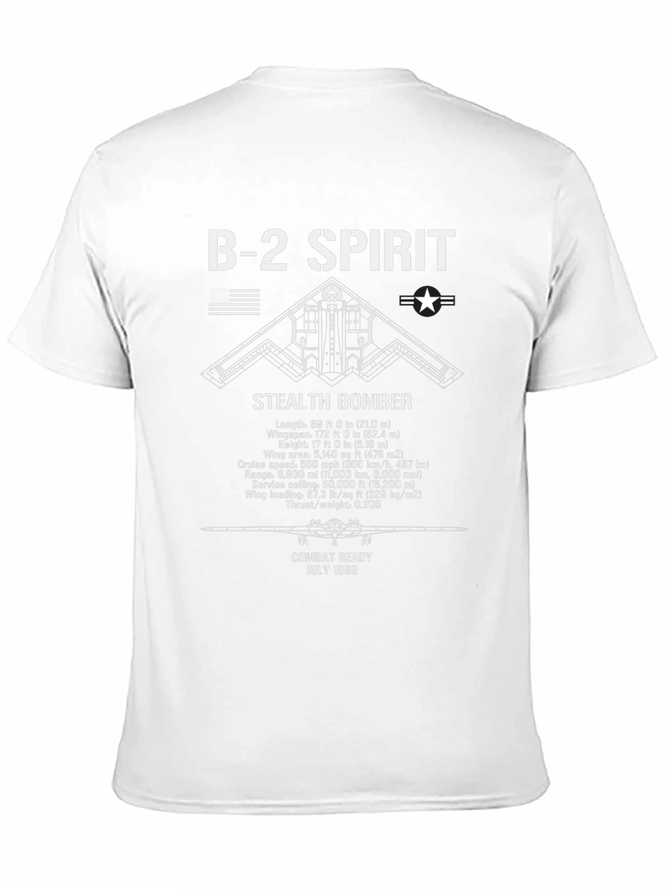 B-2 Spirit Stealth Bomber Graphic T-Shirt