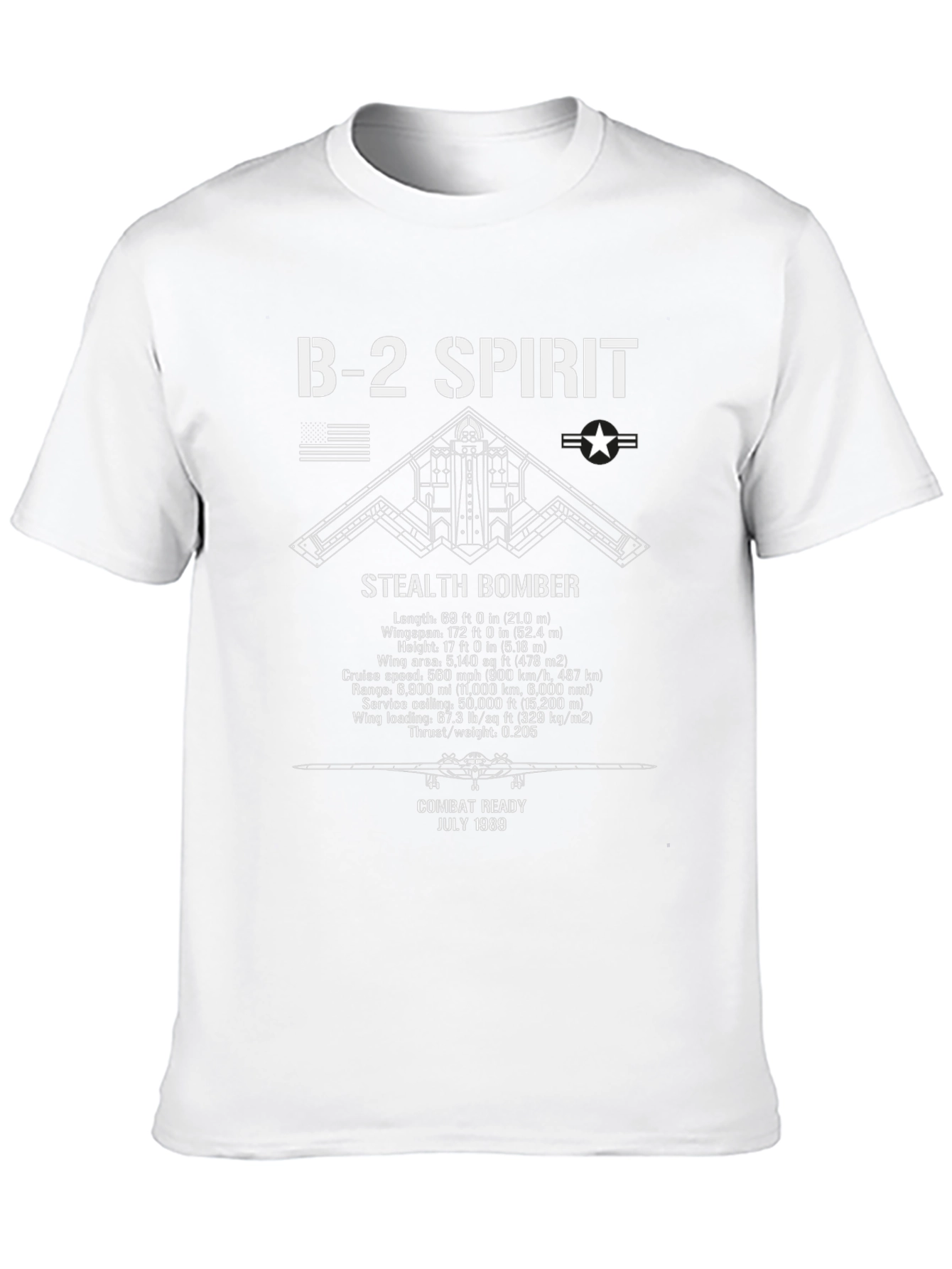B-2 Spirit Stealth Bomber Graphic T-Shirt