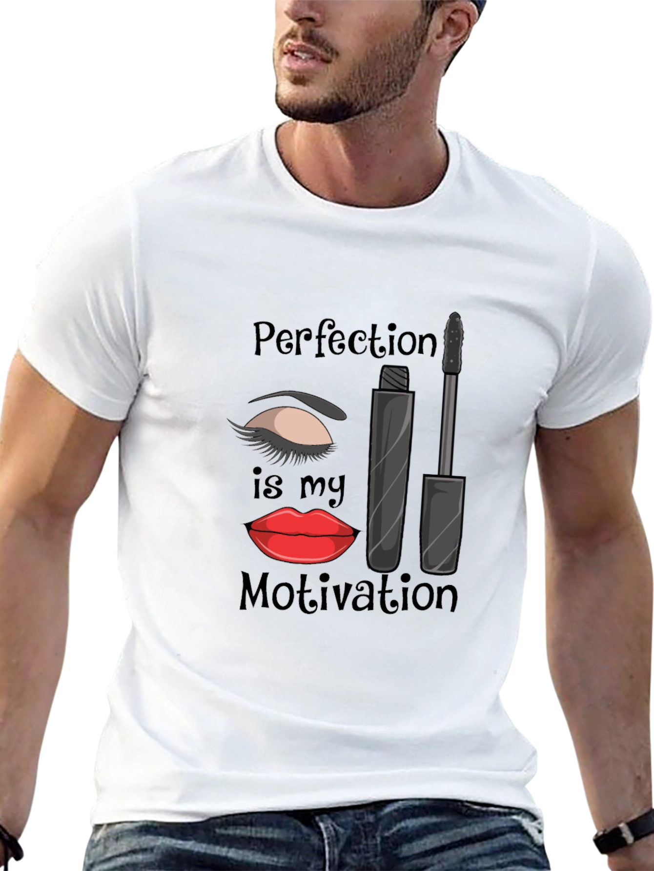 Perfection is My Motivation T-Shirt - Makeup Lover Tee