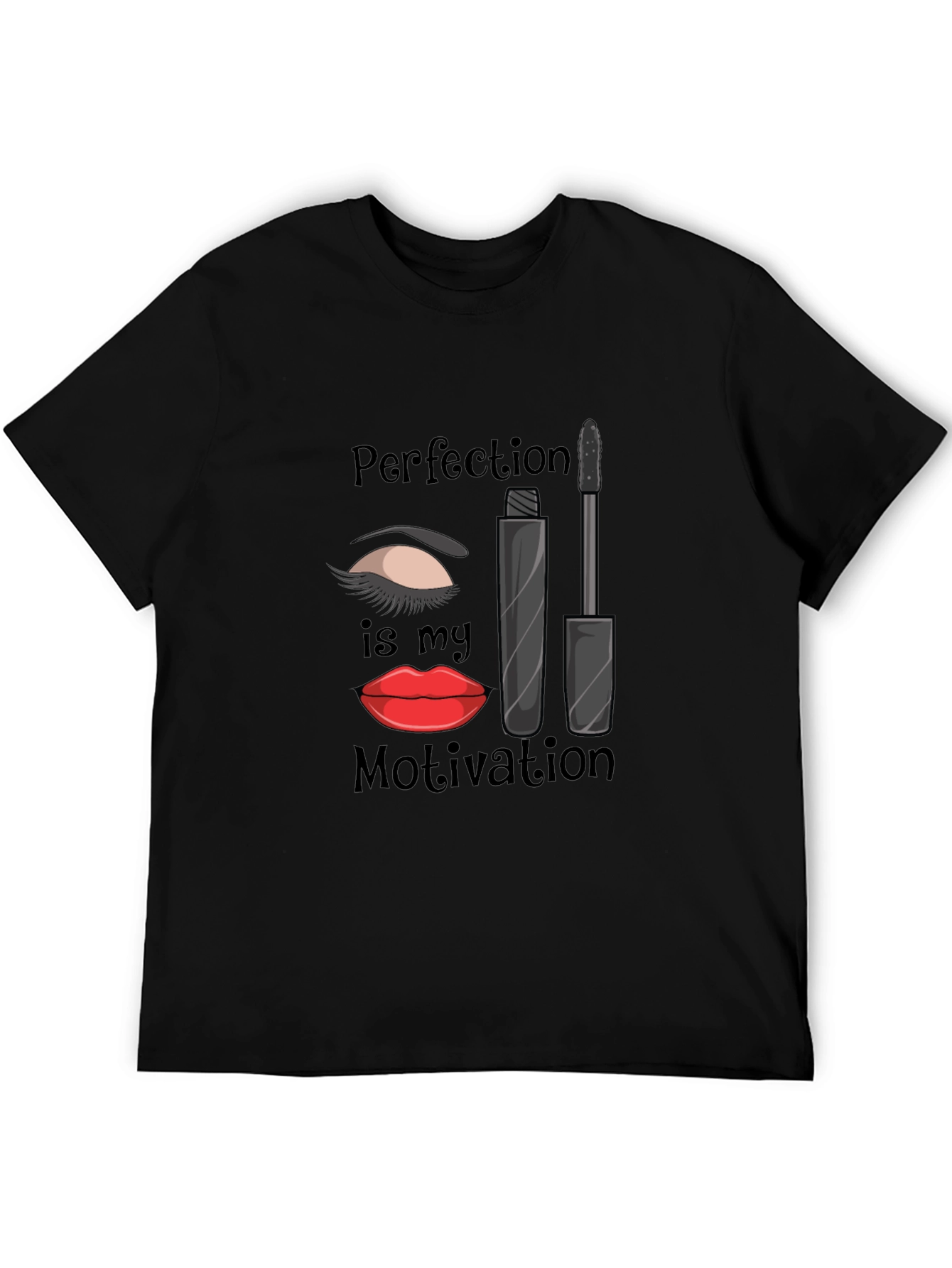 Perfection is My Motivation T-Shirt - Makeup Lover Tee