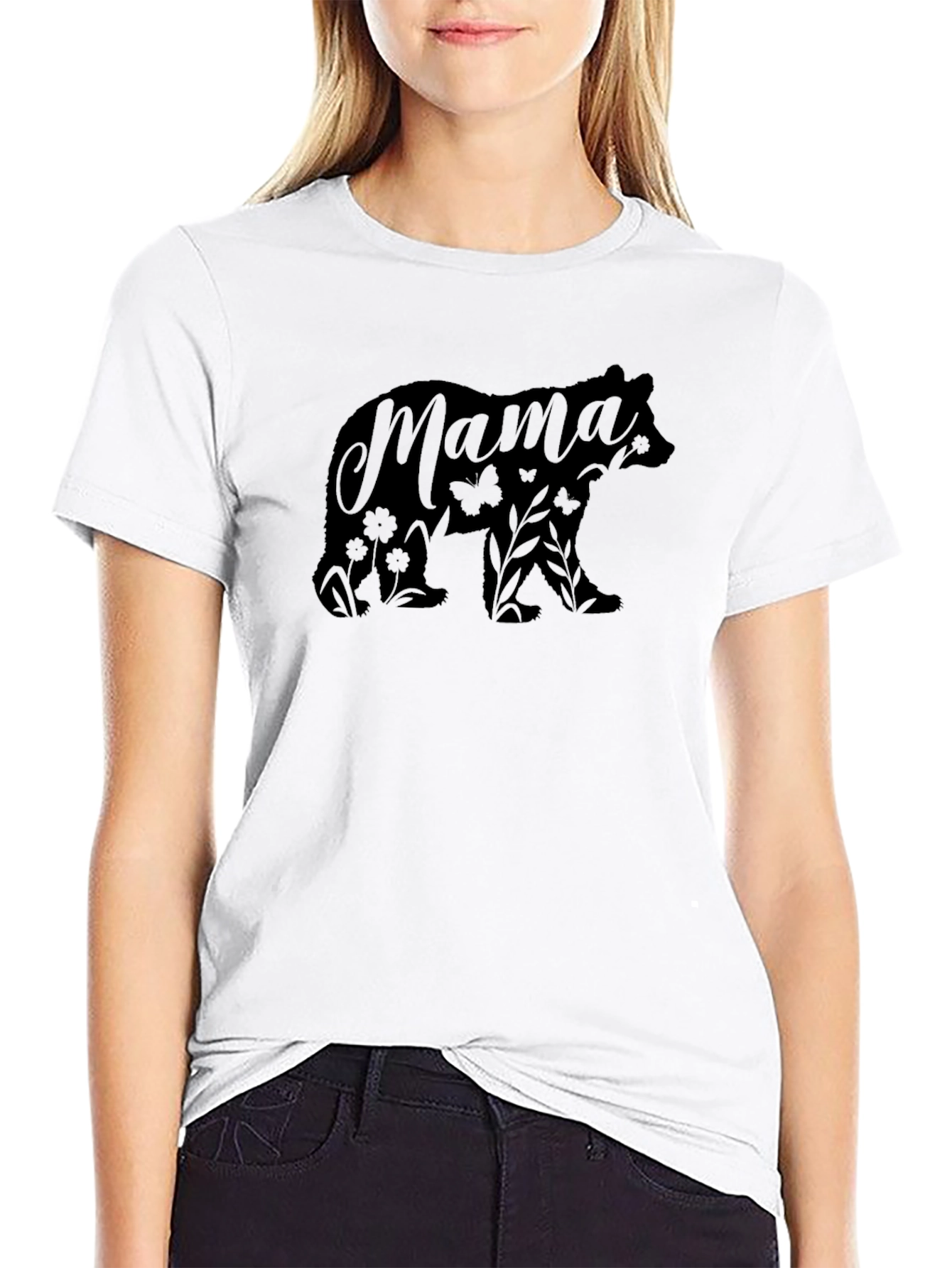 Mama Bear Graphic T-Shirt - Stylish Mom Apparel