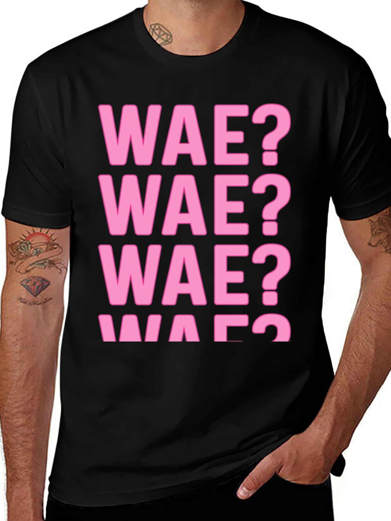 Wae? Graphic Tee - Trendy Casual Wear