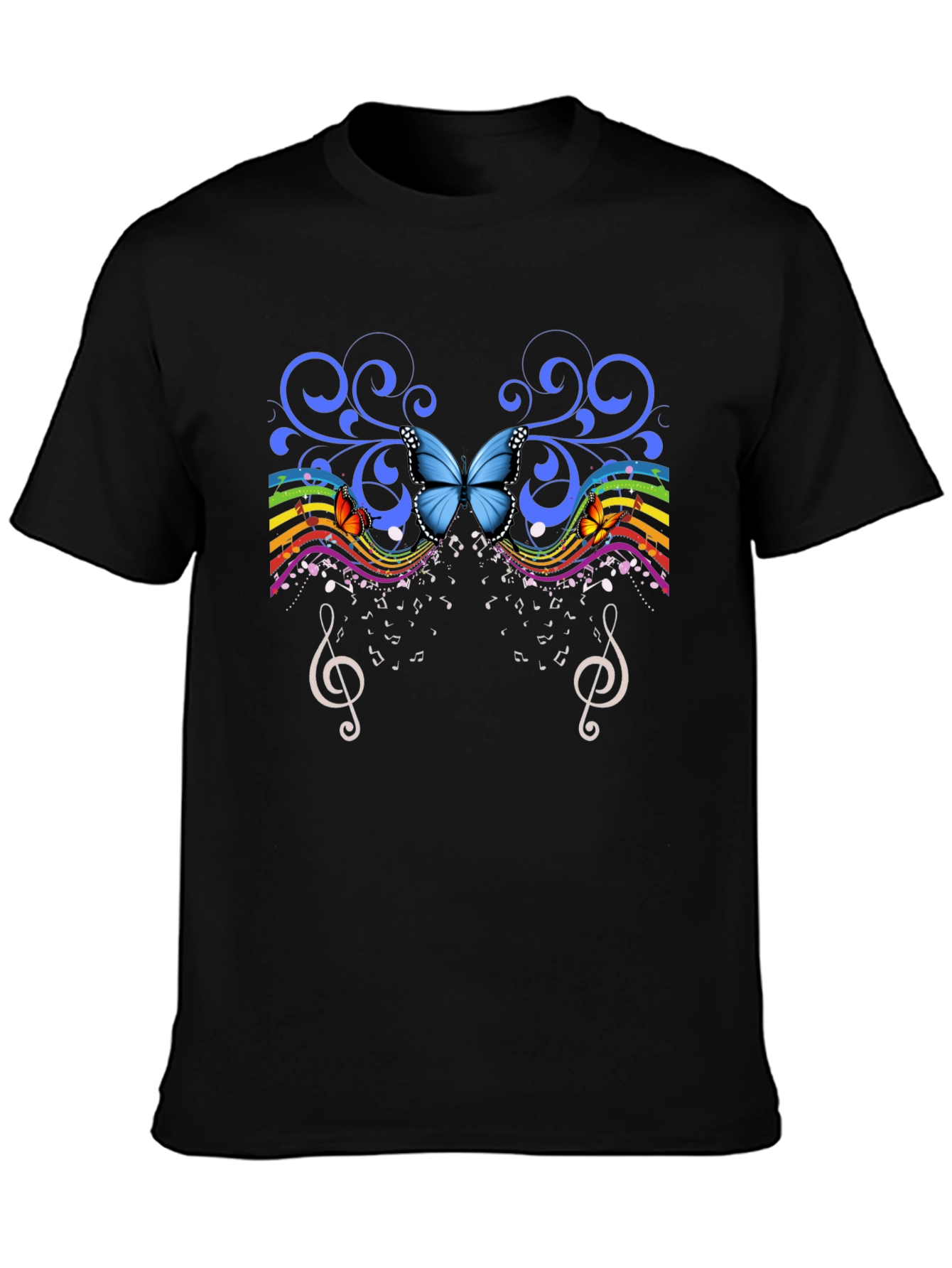 Butterfly Music Graphic Tee
