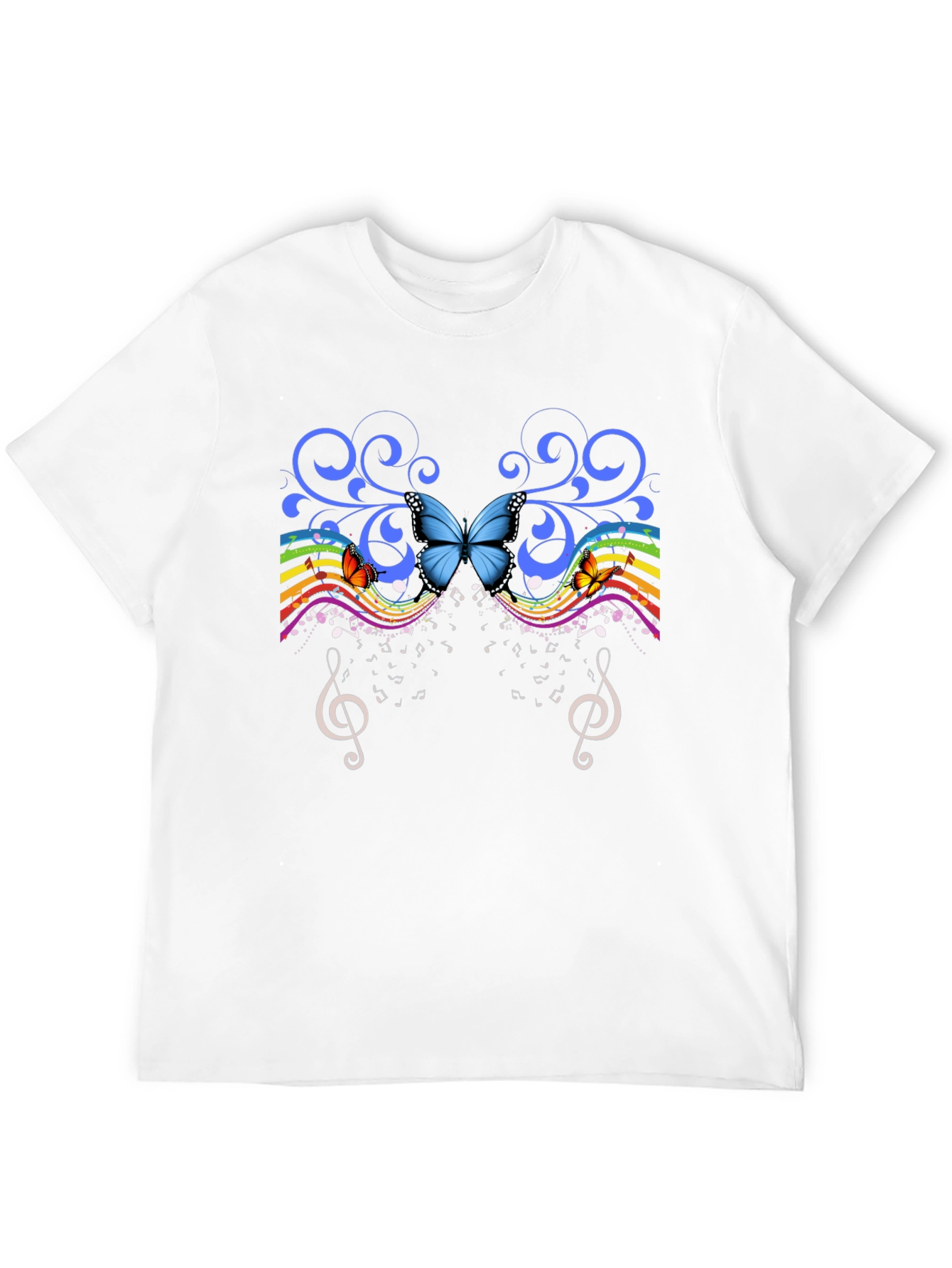 Butterfly Music Graphic Tee