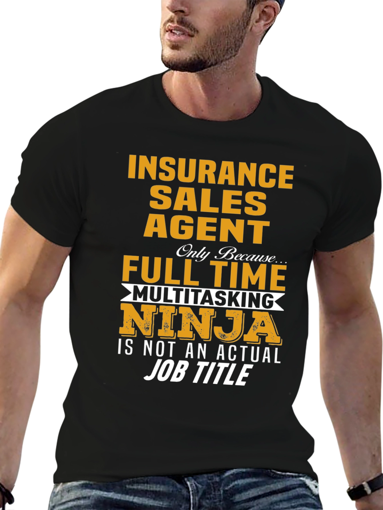 Insurance Sales Agent Novelty Graphic T-Shirt