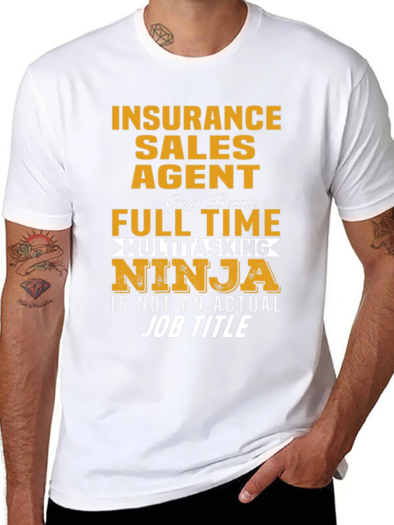 Insurance Sales Agent Novelty Graphic T-Shirt