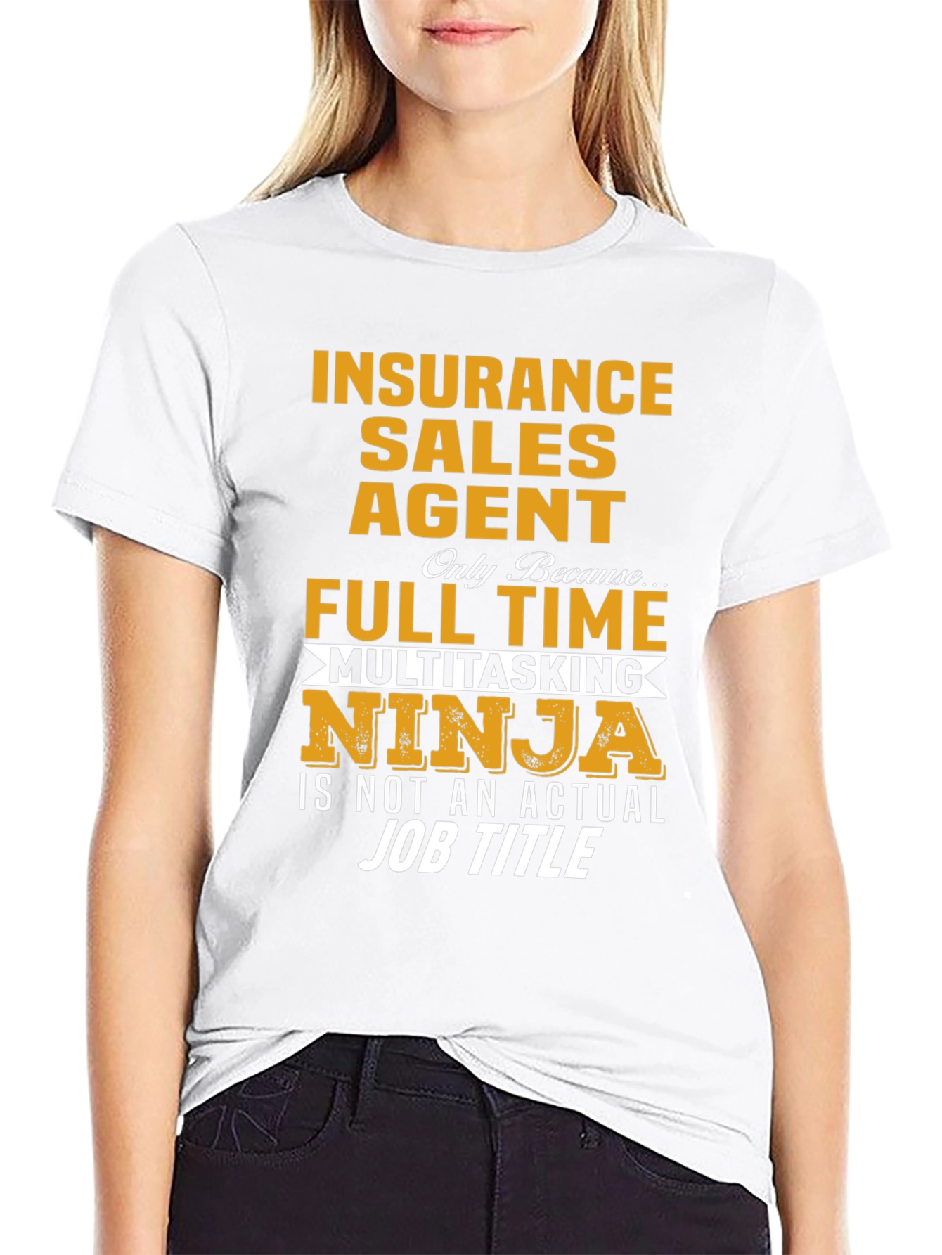 Insurance Sales Agent Novelty Graphic T-Shirt