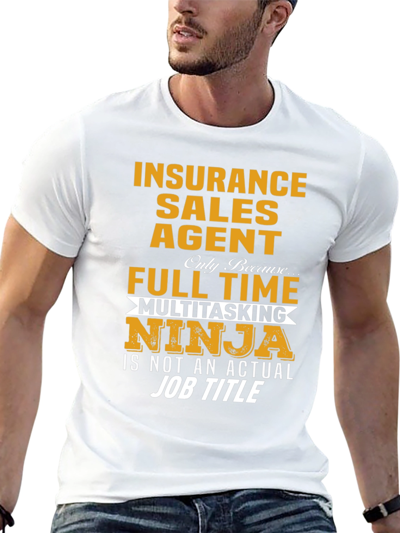 Insurance Sales Agent Novelty Graphic T-Shirt
