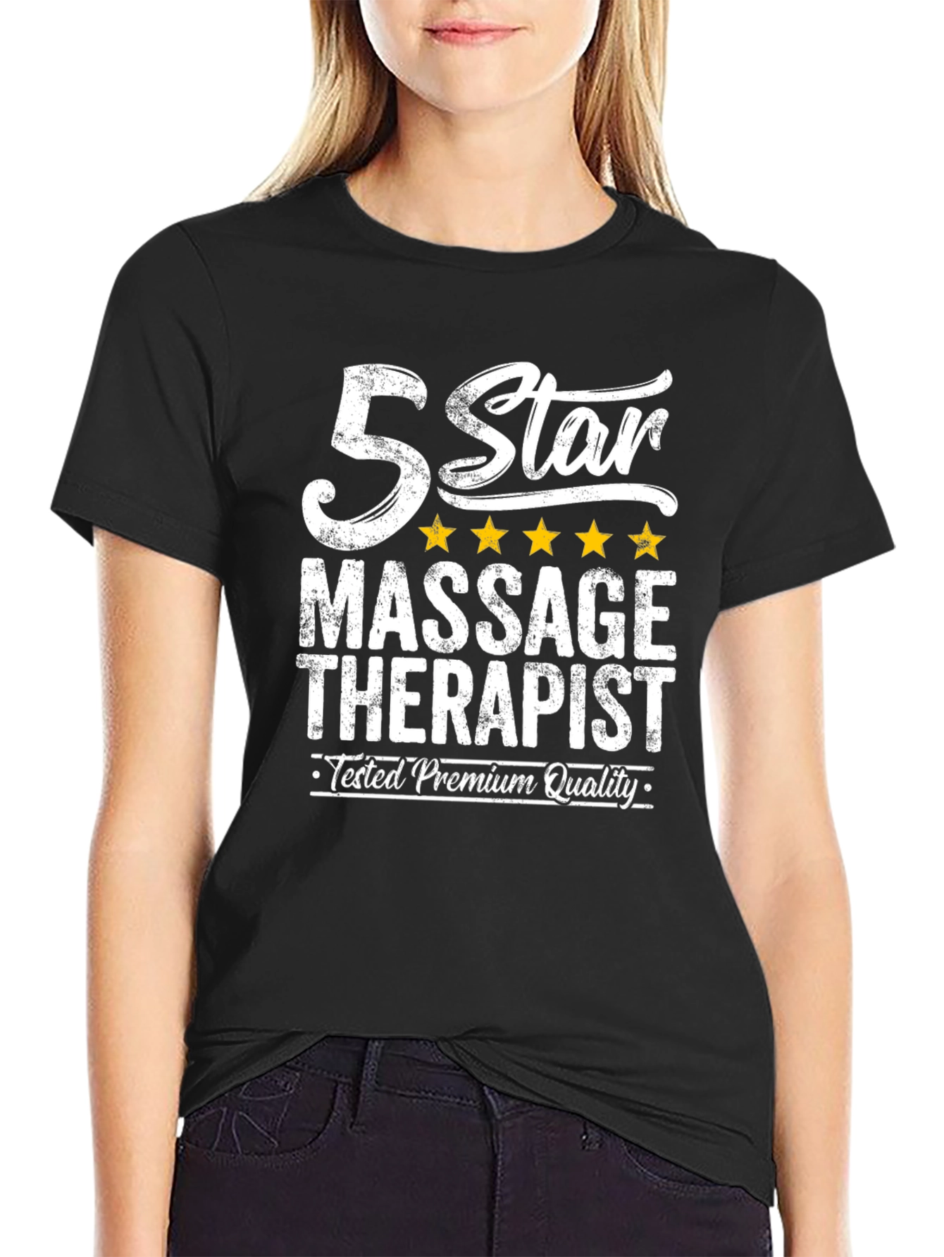 5 Star Massage Therapist Premium Quality T-Shirt