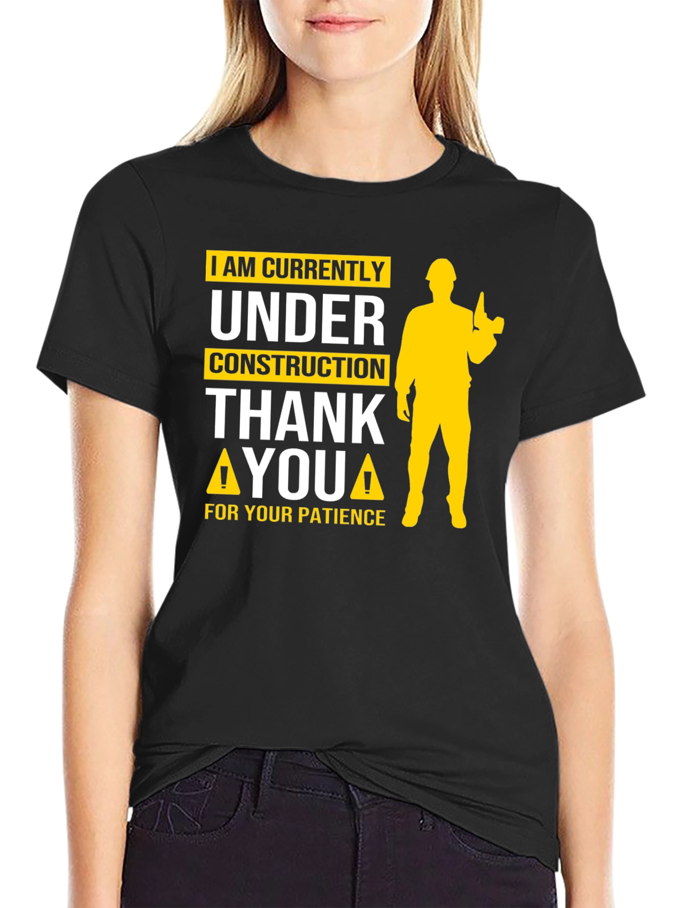 Under Construction Graphic Tee - Funny Novelty Shirt