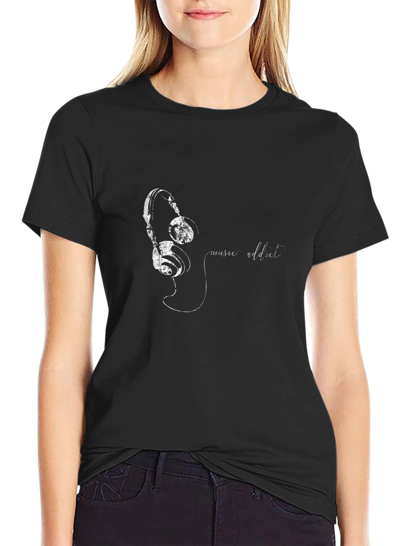 Music Addict Graphic T-Shirt