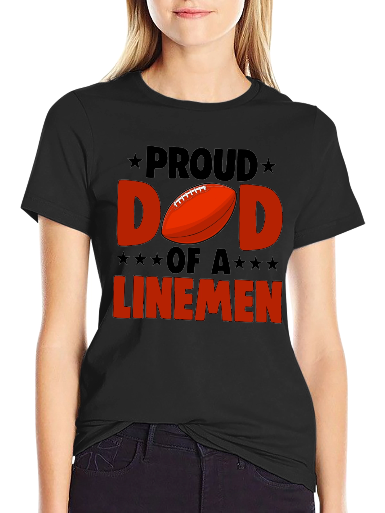 Proud Dad Linemen T-Shirt