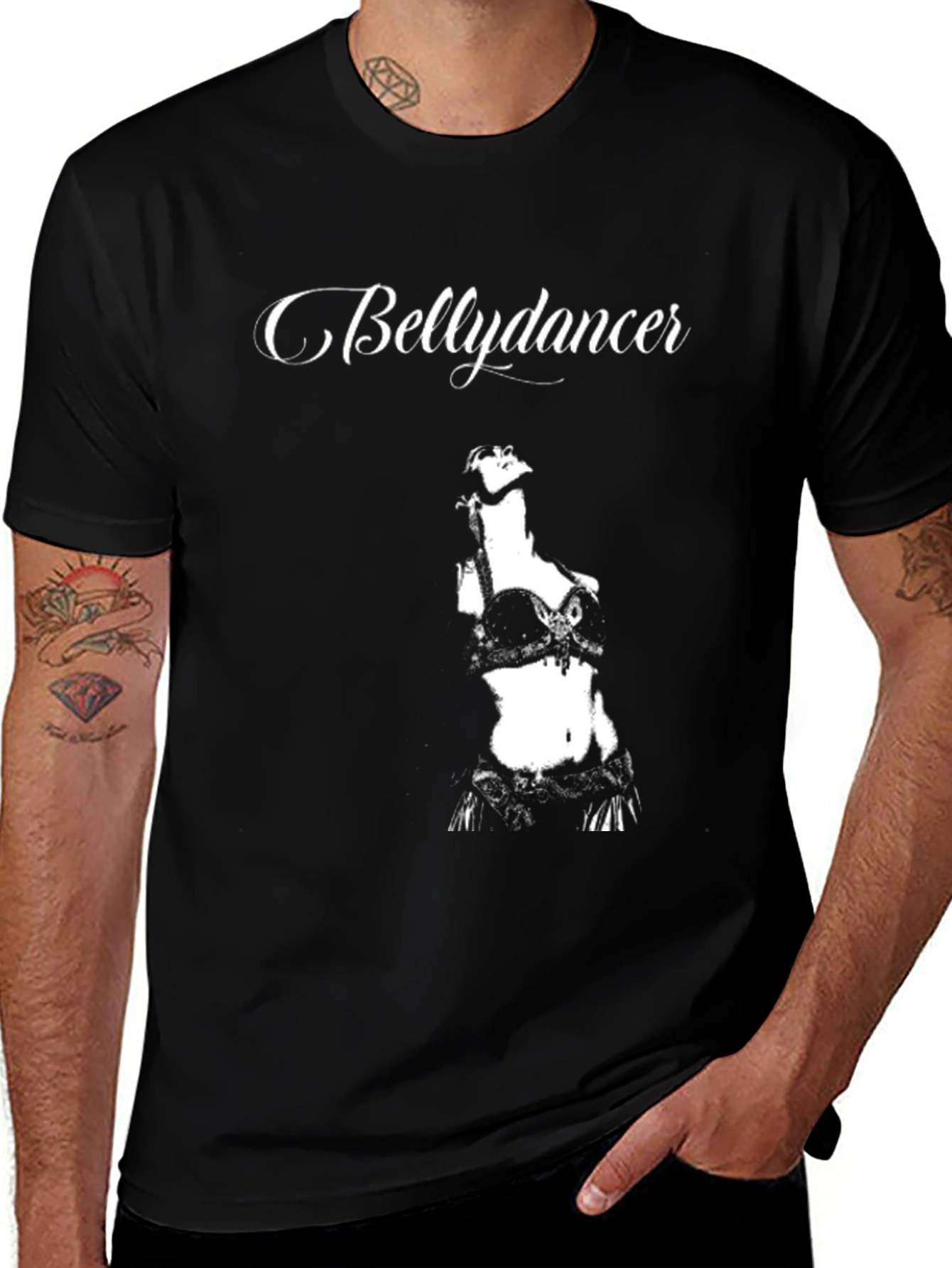 Bellydancer T-Shirt - Black Graphic Tee