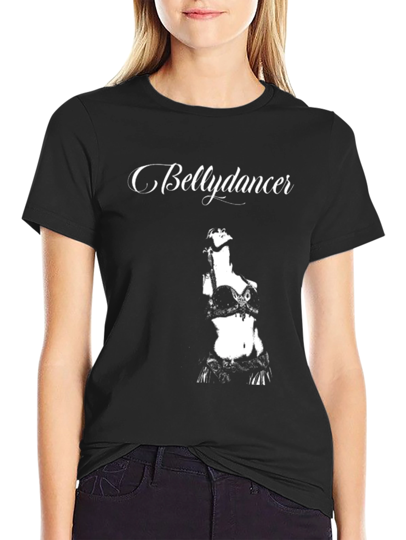 Bellydancer T-Shirt - Black Graphic Tee