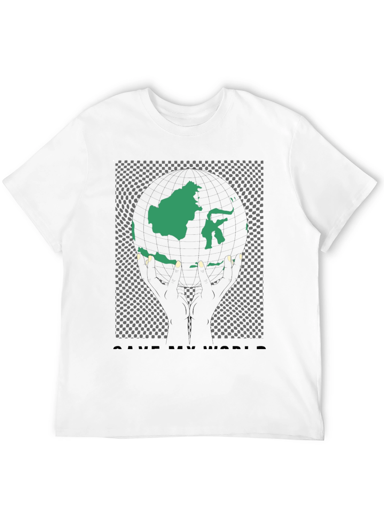 Save My World Graphic Tee - Black